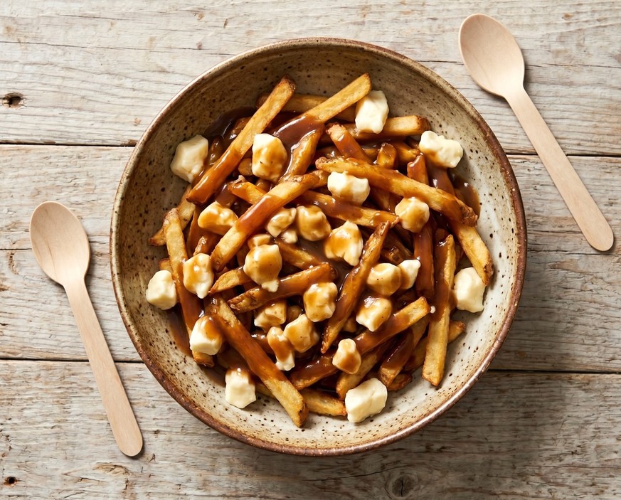 Poutine - home made.
