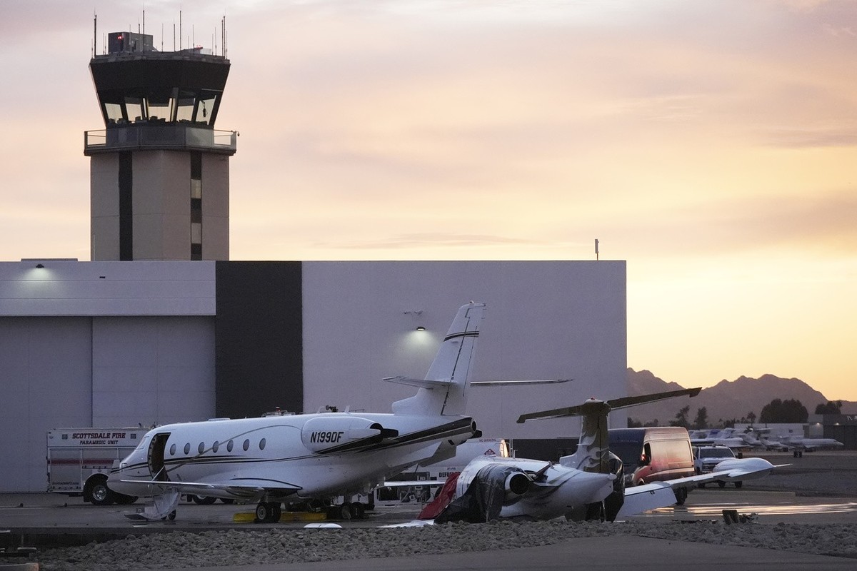 Collision entre deux jets en Arizona.
