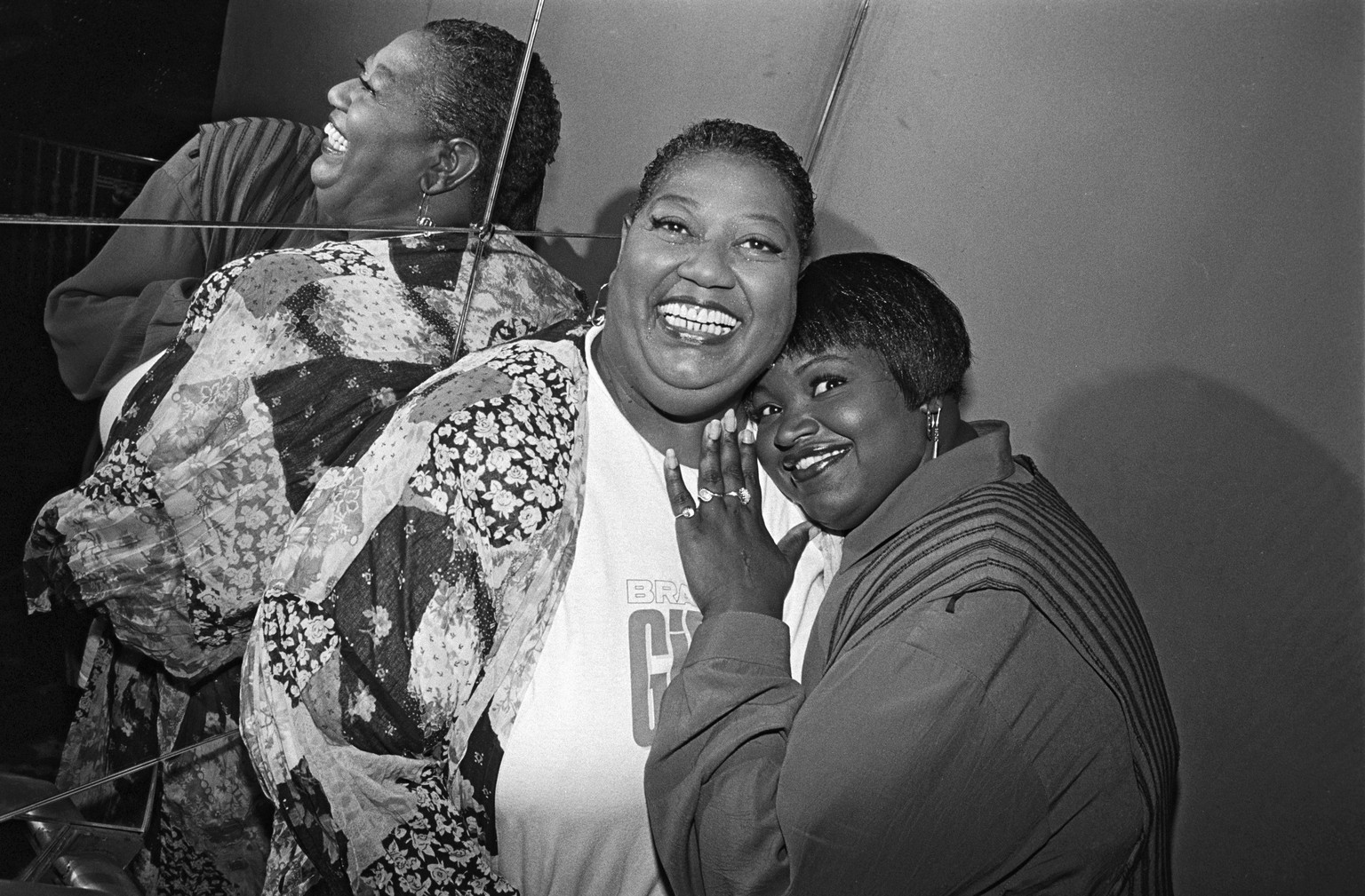 Weather Girls: Martha Wash, links und Izora Rhodes Armstead1994 in New York.