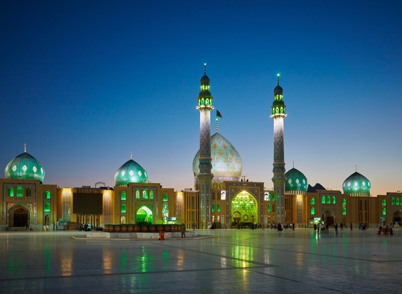 Die Dschamkarān-Moschee in Ghom, eine heilige Stätte der Zwölfer-Schiiten.