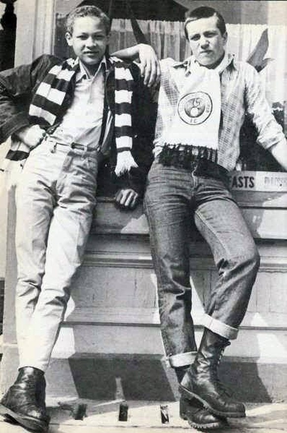 Tottenham Hotspurs Boot Boys Ende der 60er.