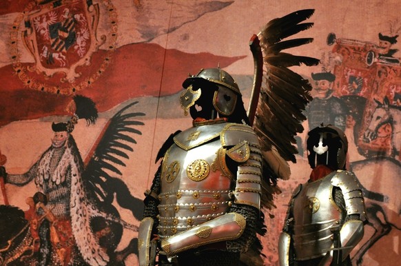 Flügelhusaren-Rüstung aus der Mitte des 17. Jahrhunderts, Nationalmuseum in Warschau.