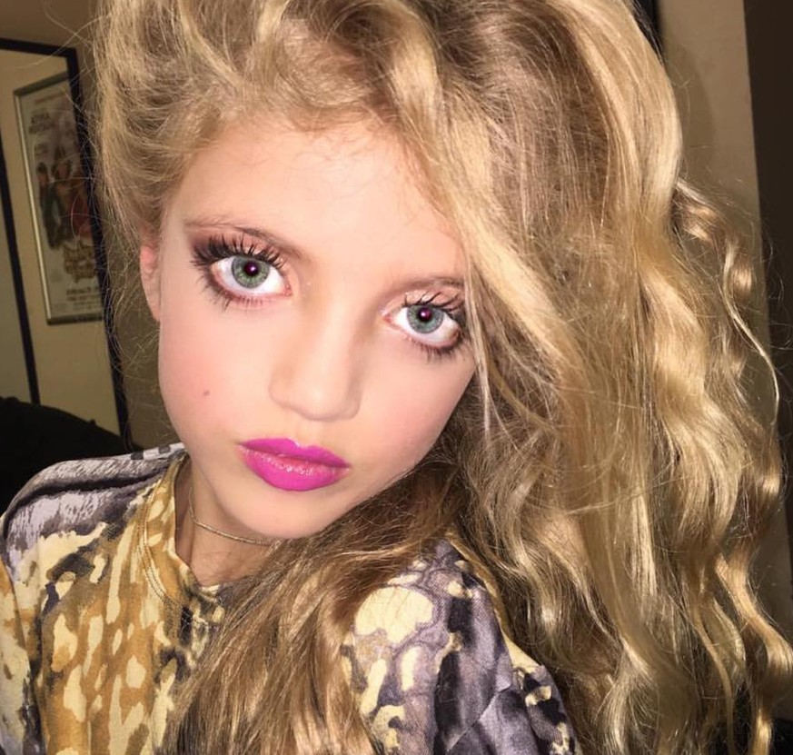 Das ist die 8-jährige Tochter von Katie Price – sie findet, ihr Make-up gehe niemanden was an