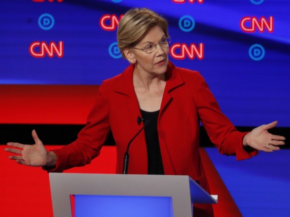 &quot;Ich weiss, wie man kämpft&quot;: US-Senatorin und Präsidentschaftsanwärterin Elizabeth Warren aus Massachusetts.
