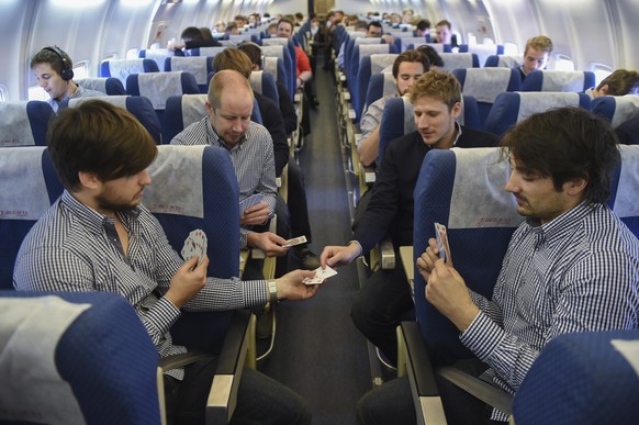 Geruhsamer Flug für die Schweizer Nati.