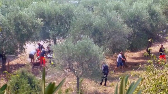 Auf dem Fabrikgelände kam es immer wieder zu Explosionen.