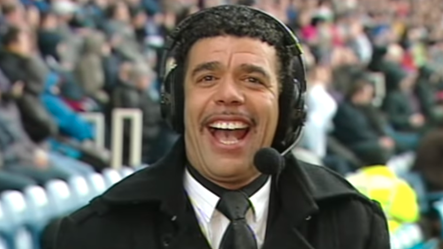 Chris Kamara – eine Frohnatur.