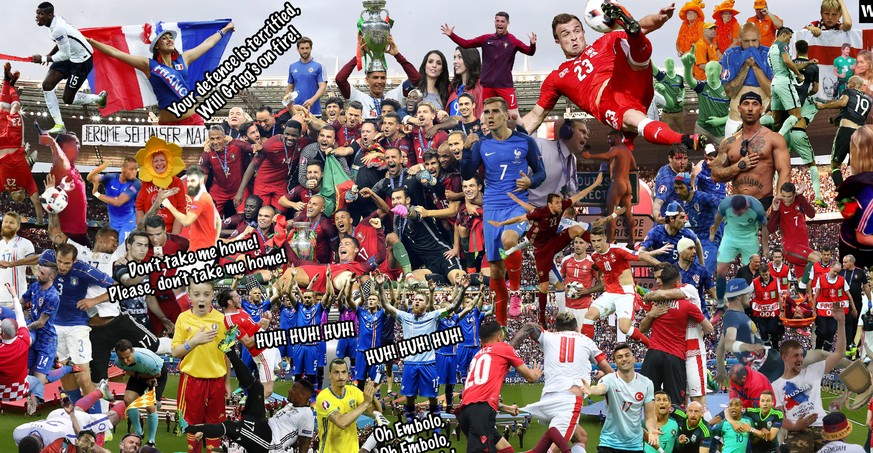 Die ganze EM in einem gigantischen Bild! Erinnerst du dich an alle 103 Szenen?