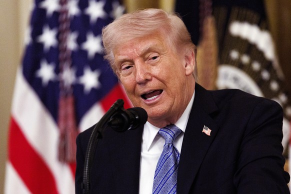 epa12932897 US President Donald Trump speaks at a Small Business Summit at the White House in Washington, DC, USA, 04 May 2026. The summit brings together more than 130 business owners from across the ...