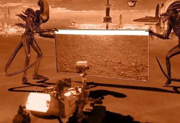 Da geht was auf dem Mars: Â«InSightÂ» bereitet sich fÃ¼r Einsatz von Instrumenten vor
Auf dem Mars....