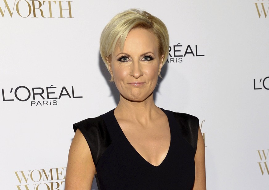 FILE - In this Dec. 2, 2014, file photo, Mika Brzezinski arrives at the Ninth Annual Women of Worth Awards in New York. President Donald Trump has used a series of tweets to go after Mika Brzezinski a ...