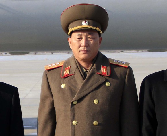 North Korean leader Kim Jong Un&#039;s special envoy Choe Ryong Hae, center, a senior member of the Presidium of the Political Bureau and secretary of the Central Committee of the Workers&#039; Party, ...