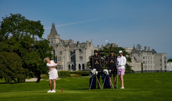 Abschlag vor dem «Adare Manor».