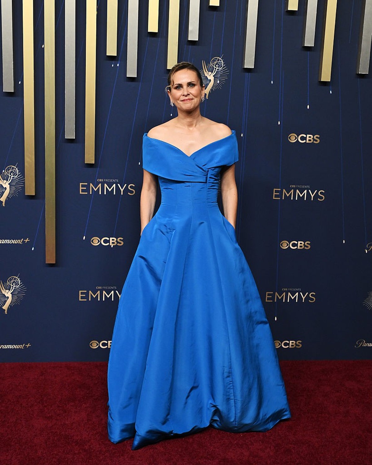 Lauren LeFranc at the 77th Primetime Emmy Awards held at the Peacock Theater on September 14, 2025 in Los Angeles, California. (Photo by Michael Buckner/Variety via Getty Images)