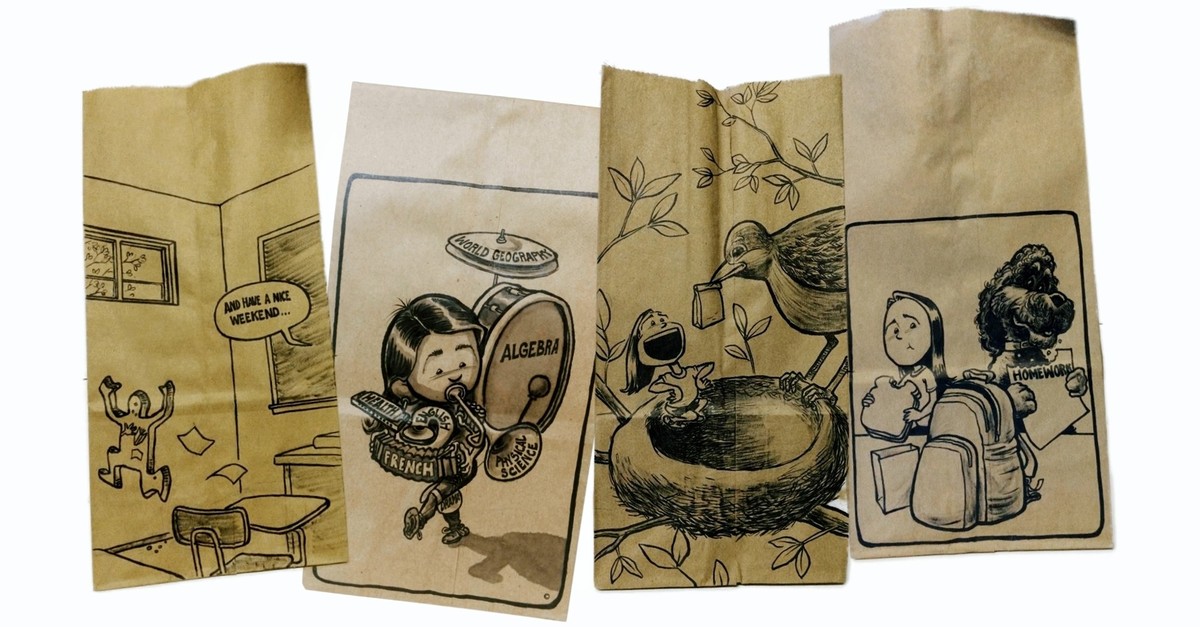 Jedes Znüni-Säckli ein Kunstwerk – diesen Dad mögen wir