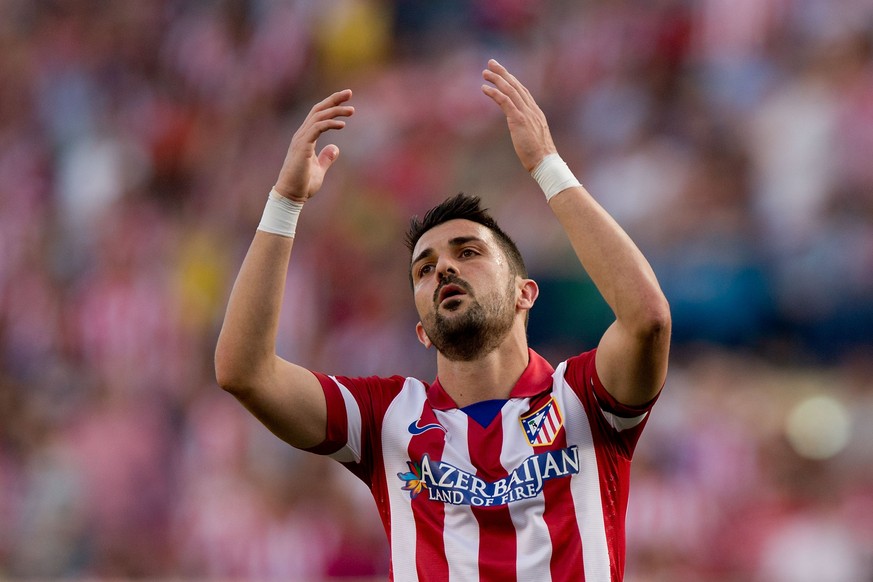 David Villa hadert mit der verpassten Möglichkeit, schon eine Runde vor Schluss Meister zu werden.