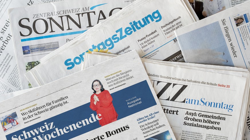 Teaserbild &quot;Das schreiben die Sonntagszeitungen&quot; Sonntag, Sonntagszeitung, Sonntags Zeitung, Schweiz am Wochenende