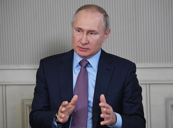 epa08275080 Russian President Vladimir Putin speaks at a meeting with local public representatives during his working visit to Ivanovo, Russia, 06 March 2020. EPA/ALEXEY NIKOLSKY / SPUTNIK / KREM MAND ...