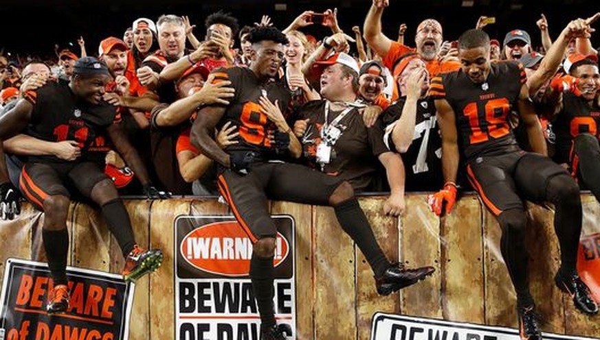 Cleveland Browns feiern ersten Sieg seit 635 Tagen – für die Fans gibt's Freibier