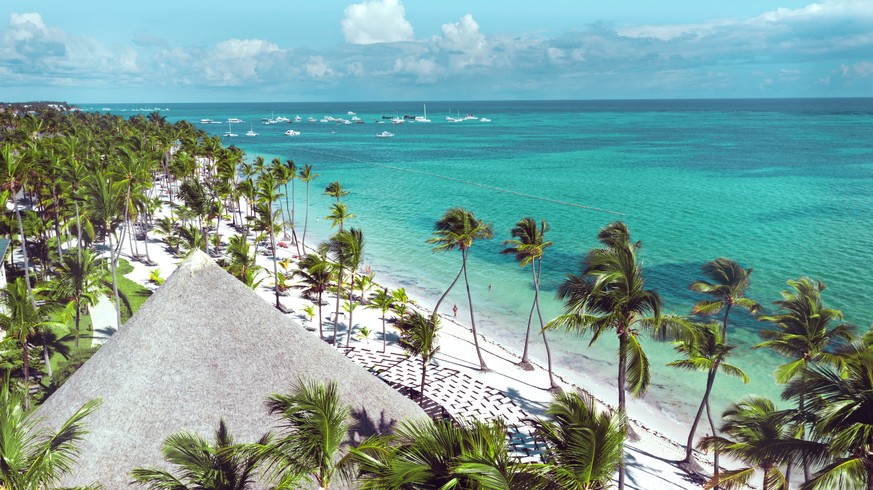 Punta Cana ist bekannt für seine Bilderbuchstrände und daher eine beliebte Feriendestination.