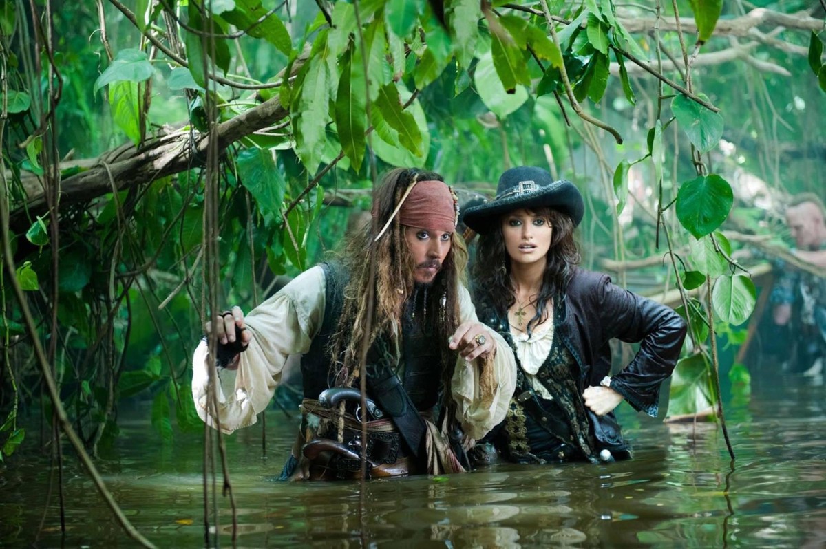 Filmstill : Pirates of the Caribbean - On Stranger Tides - . Pictured : Johnny Depp, Penelope Cruz. ACHTUNG: NUTZUNG NUR BEI FILMTITEL-NENNUNG! COPYRIGHTxDISNEY PUBLICATIONxINxGERxSUIxAUTxONLY !AUFNAH ...