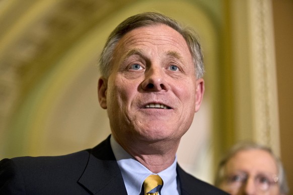 FILE - In this June 4, 2013 file photo, Sen. Richard Burr, R-N.C. speaks during a news conference on Capitol Hill in Washington. With Republican control of the House and Senate tantalizingly close on  ...