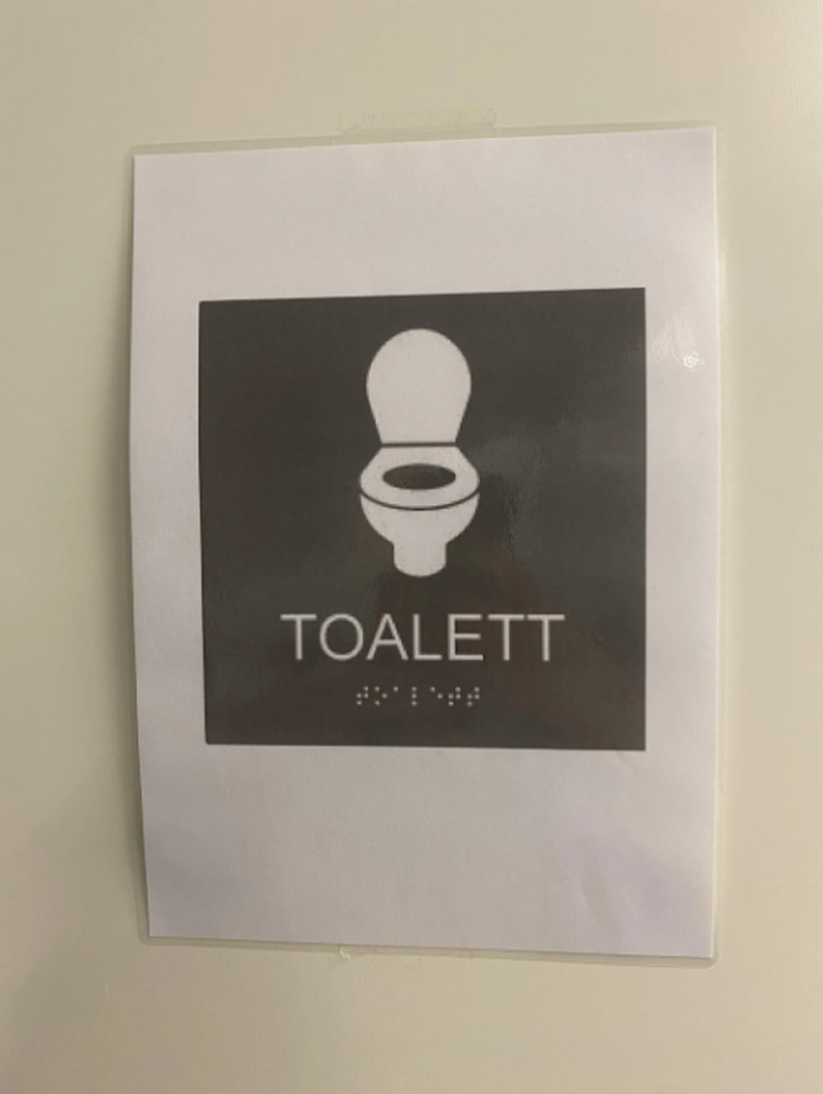 Fail: Blindenschrift auf Ausdruck