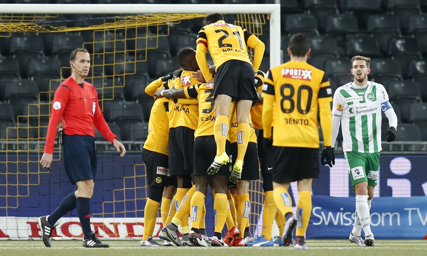 Im Stade de Suisse jubelt bei YB-FCSG fast immer das Heimteam.