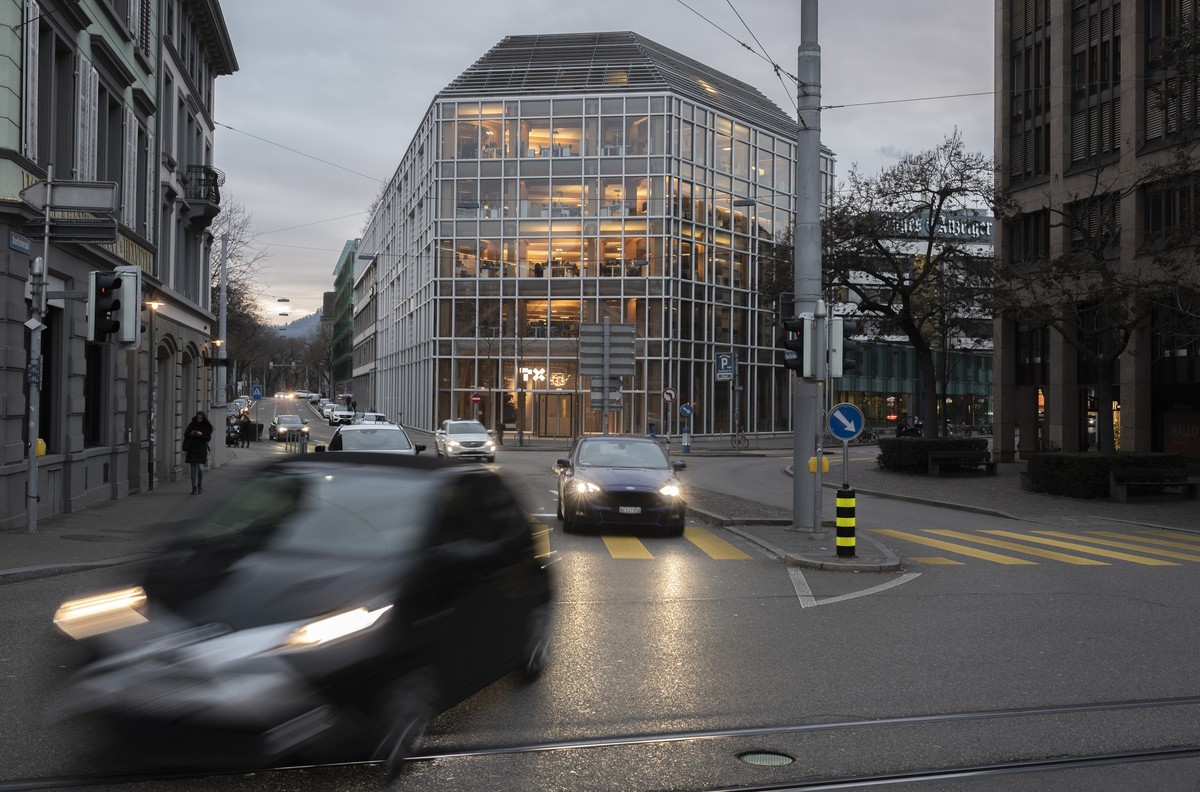 Das Medienhaus der TX Group AG, ehemalig Tamedia, aufgenommen am Freitag, 3. Januar 2020 in Zuerich. (KEYSTONE/Ennio Leanza)