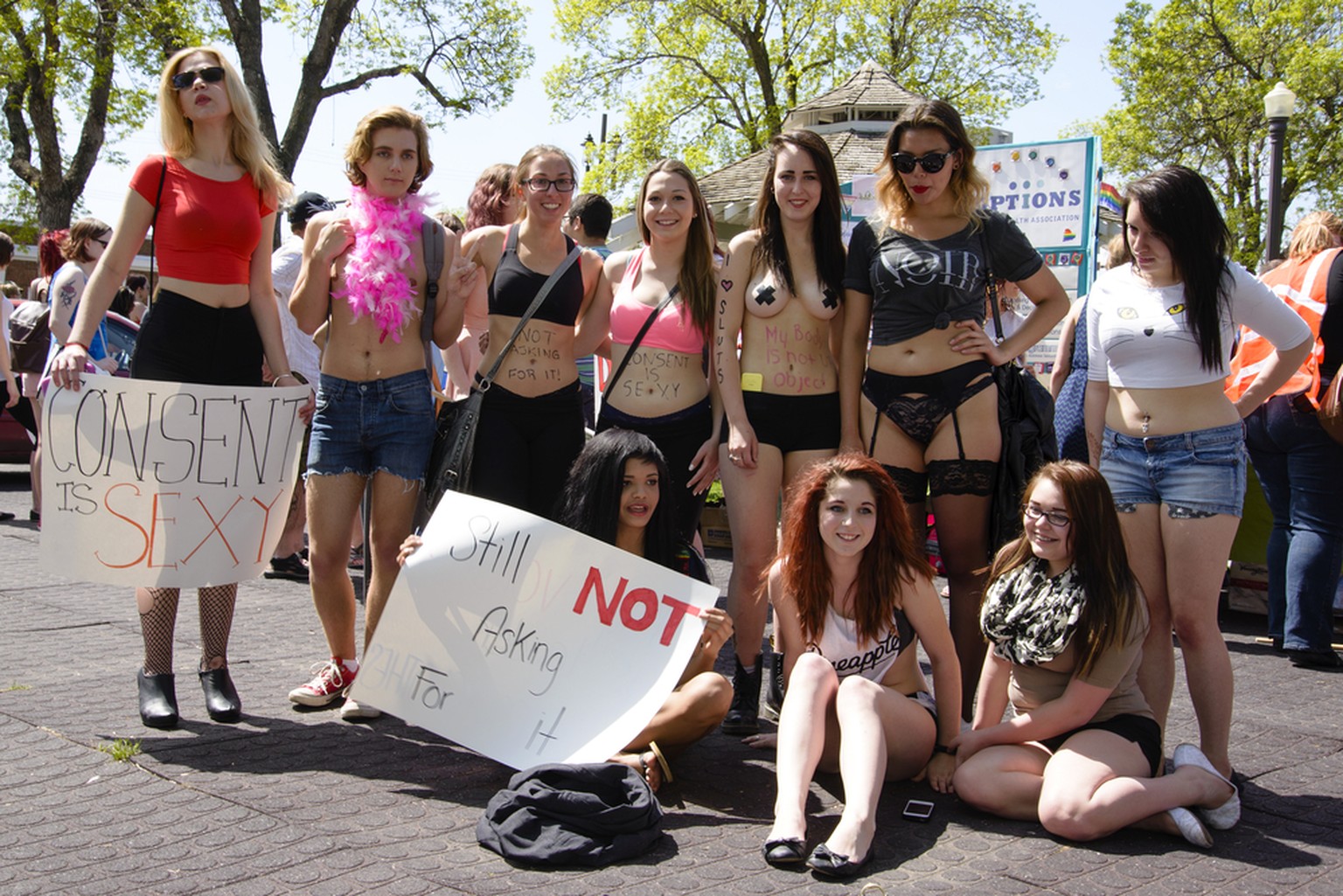 Neue Form im Kampf für Frauenrechte, Slutwalk – hier in Edmonton.