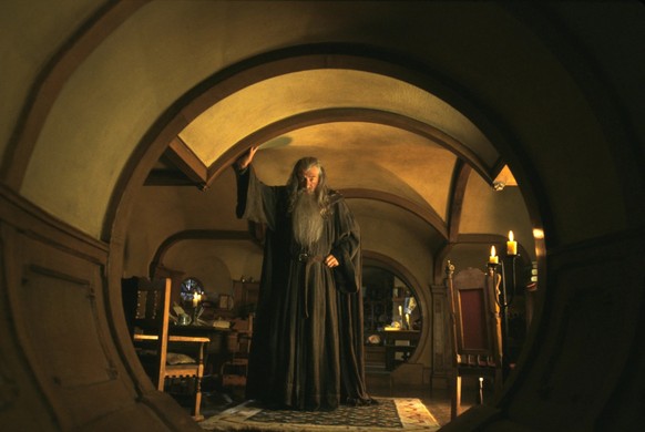 Ian McKellen als Gandalf in The Lord of the Rings: The Fellowship of the Ring