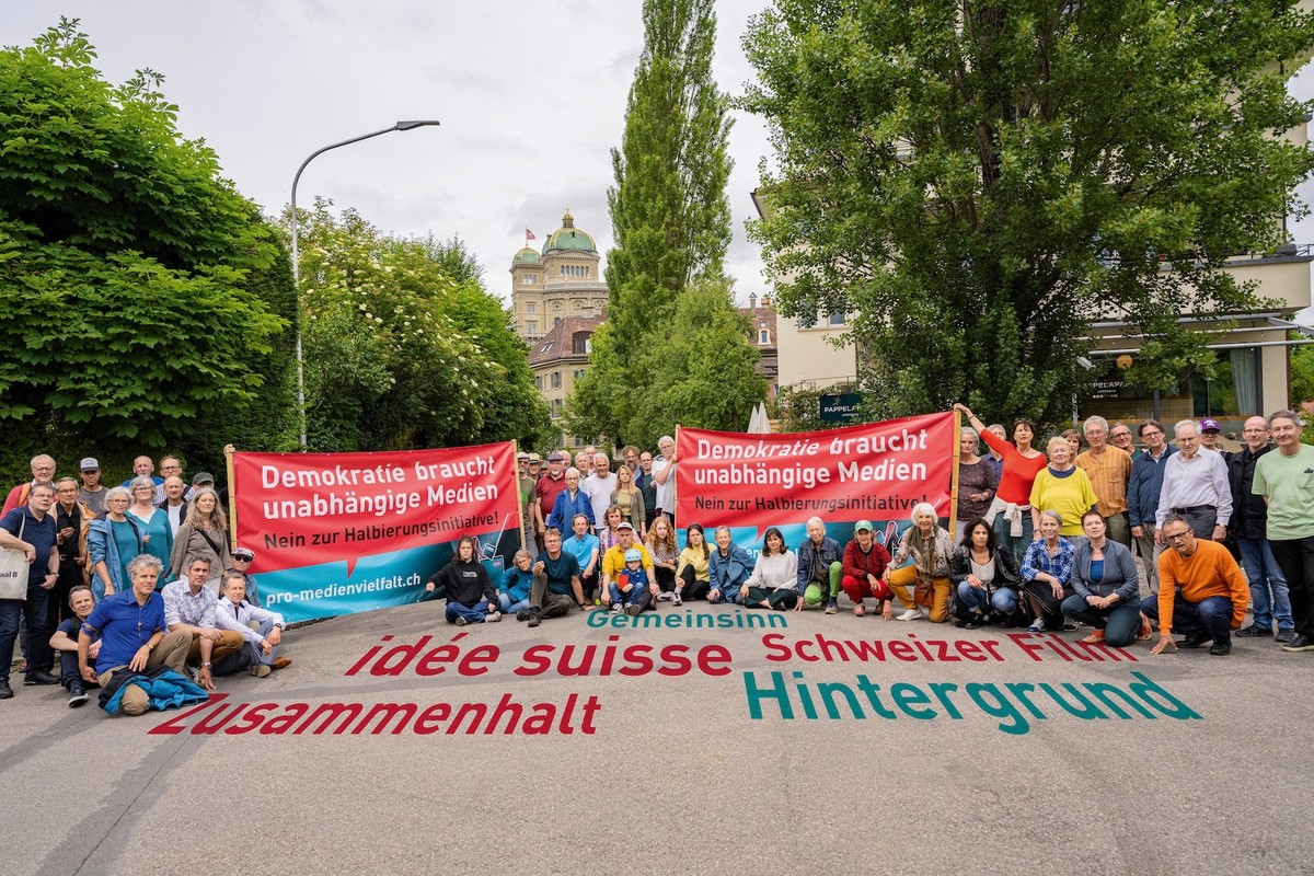 Die Allianz Pro Medienvielfalt setzt sich gegen die Halbierungsinitiative ein.