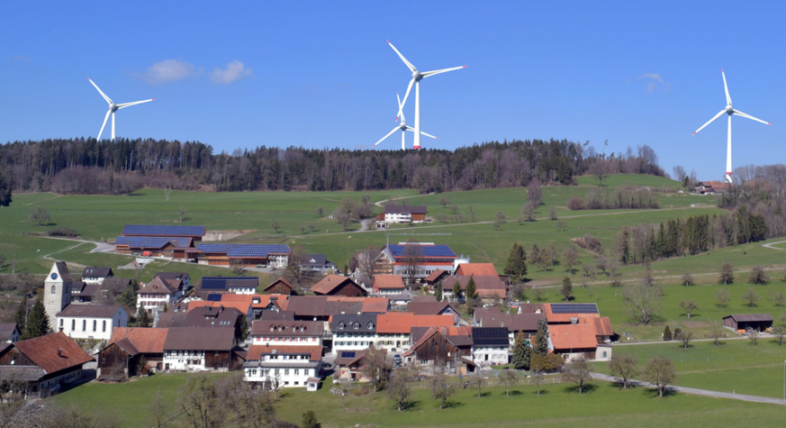 Windpark Thundorf, diese Bilder verbreitete der Verein Lebensqualität Wellenberg