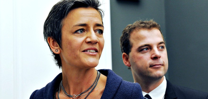 EU-Wettbewerbskommissarin Margarete Vestager steigt Google aufs Dach.