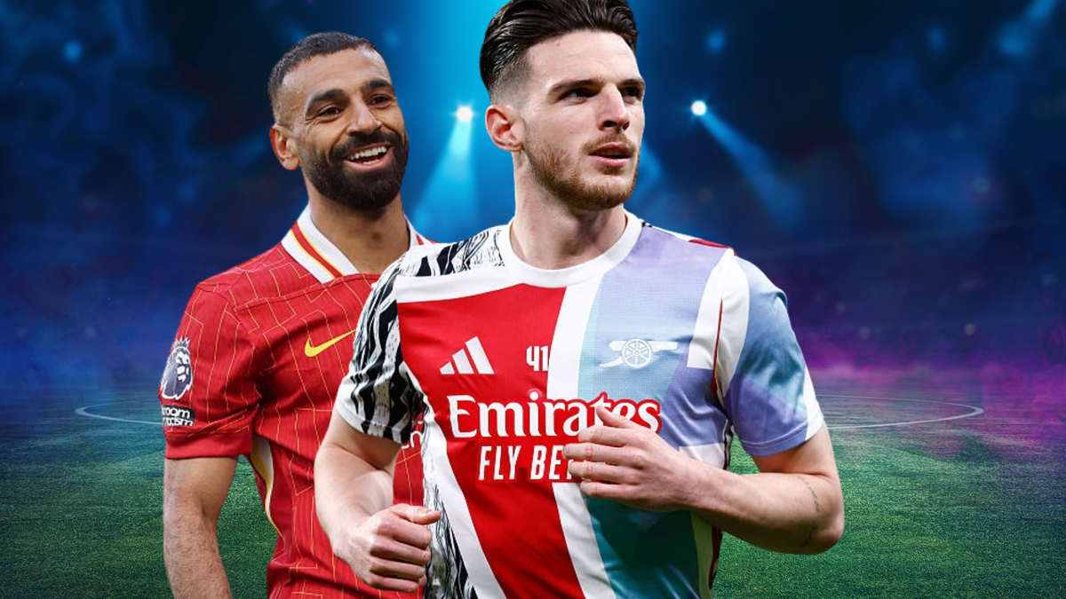 La Premier League dans laquelle évolue Mo Salah (à gauche) et Declan Rice pourrait envoyer six ou sept clubs en LdC la saison prochaine.
