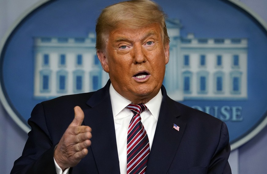 FILE - In this Nov. 5, 2020, file photo President Donald Trump speaks at the White House in Washington. (AP Photo/Evan Vucci, File)
Donald Trump,NAT Trump