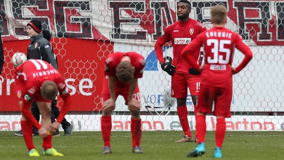 Frust im Stadion der Freundschaft: Der Abstieg aus der Dritten Liga droht.