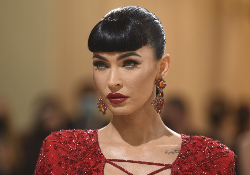 Megan Fox attends The Metropolitan Museum of Art's Costume Institute benefit gala celebrating the opening of the "In America: A Lexicon of Fashion" exhibition on Monday, Sept. 13, 2021, ...