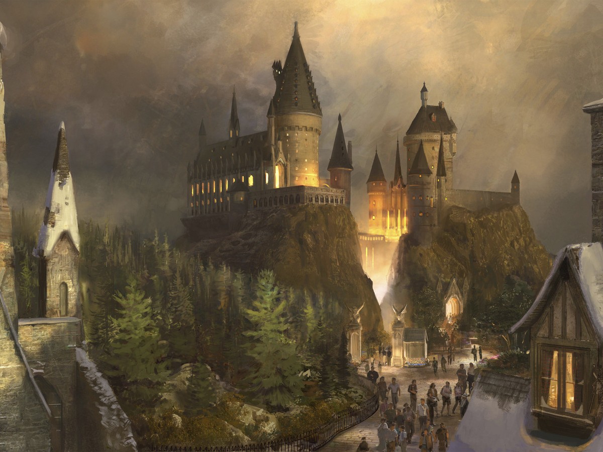 In this undated artist's impression provided by Universal Studios Orlando, Hogwarts Castle is seen at "The Wizarding World of Harry Potter", which will open in late 2009 in Orlando, Fla ...