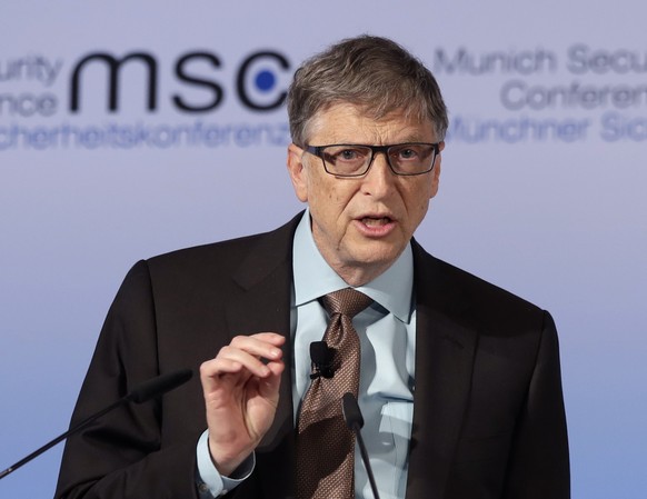 Bill Gates an der Münchner Sicherheitskonferenz 2017.