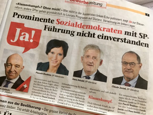 Das umstrittene Inserat in der Gewerbezeitung.