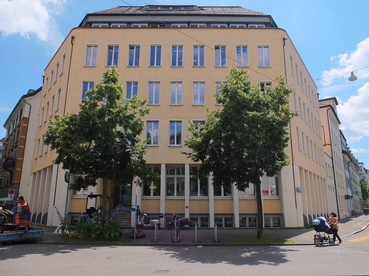 Liegenschaftenverwaltung der Stadt Zürich an der Morgartenstrasse.