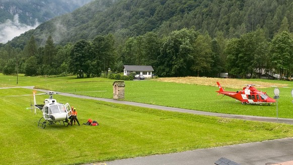 Die Rega hilft in brenzligen Lagen aus.