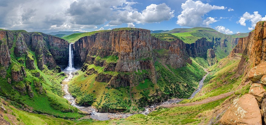 Maletsunyane fällt in Lesotho Afrika