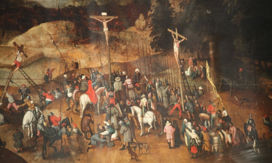 Die Kreuzigungs-Szene von Pieter Brueghel dem Jüngeren.