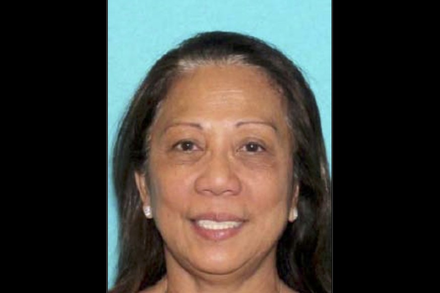 This undated photo provided by the Las Vegas Metropolitan Police Department shows Marilou Danley. Danley, 62, returned to the United States from the Philippines on Tuesday night, Oct. 3, 2017, and was ...