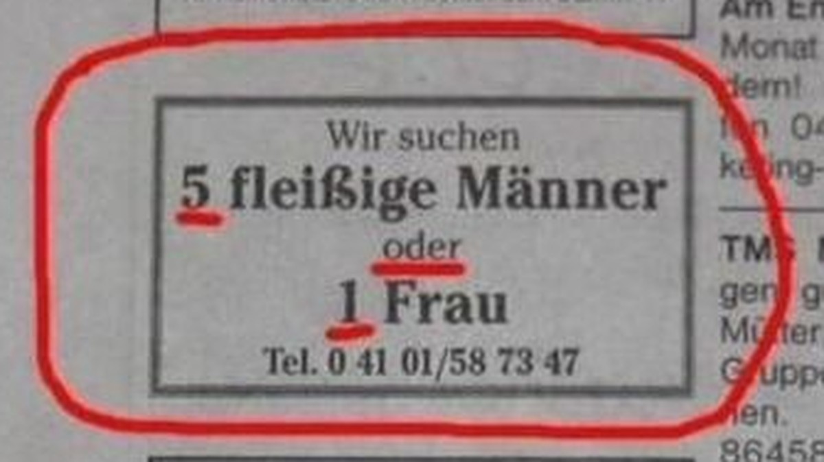 21 lustige, merkwürdige und definitiv zu ehrliche StellenInserate