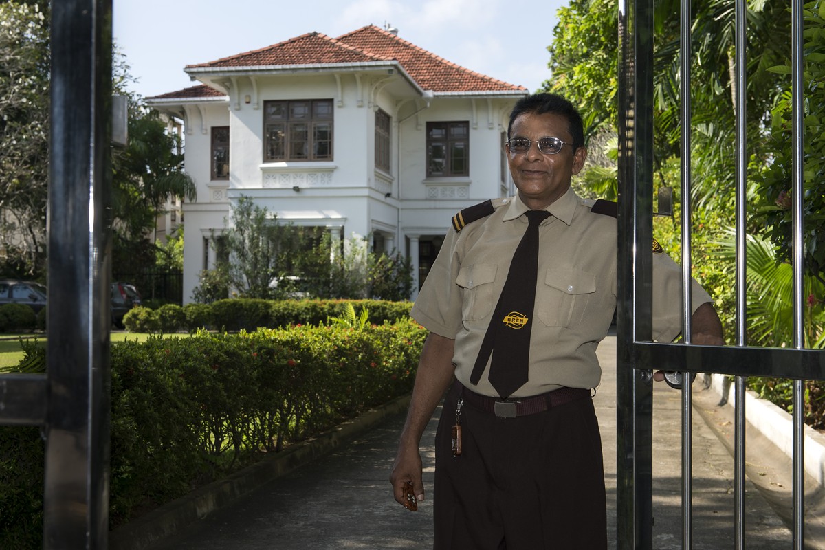 Schweizer Botschaft in Colombo.&nbsp;