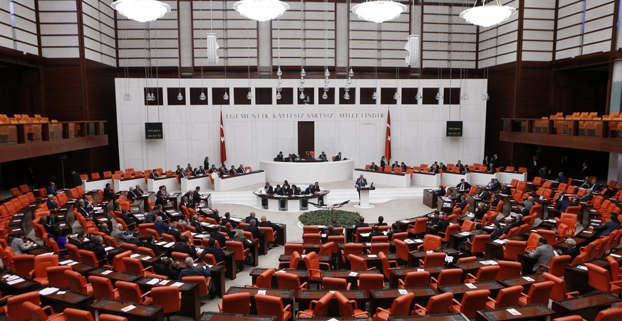 Das türkische Parlament in Ankara.