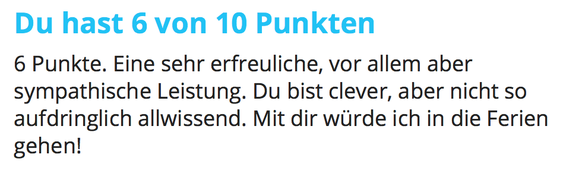 Mit dem FrÃ¼hling spriessen bei Huber auch die Synapsen. Hier kommt dein Lieblingsquiz!
meine neue profilbeschreibung bei tinder